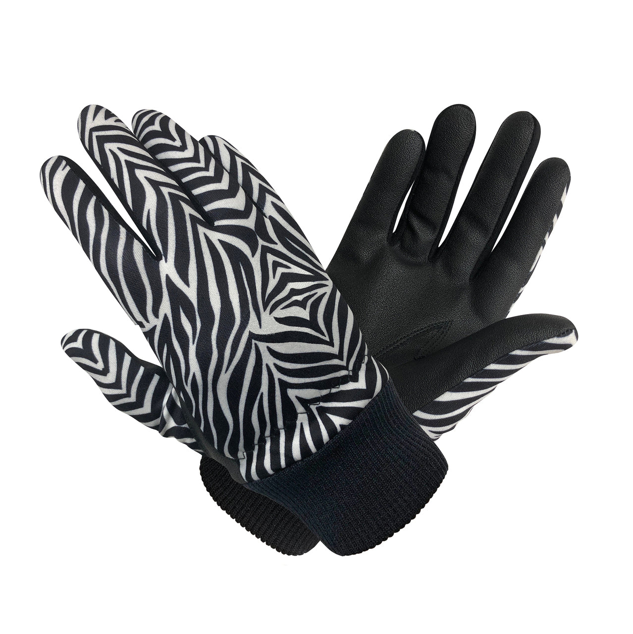 Polar Stretch Winter Glove - Black Zebra