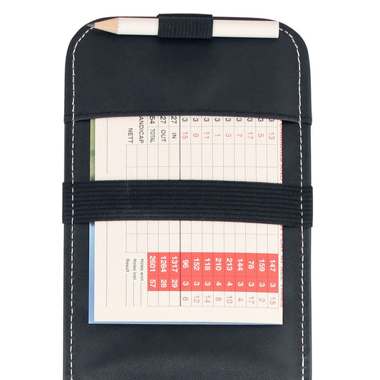 Premium Leatherette Scorecard Holder