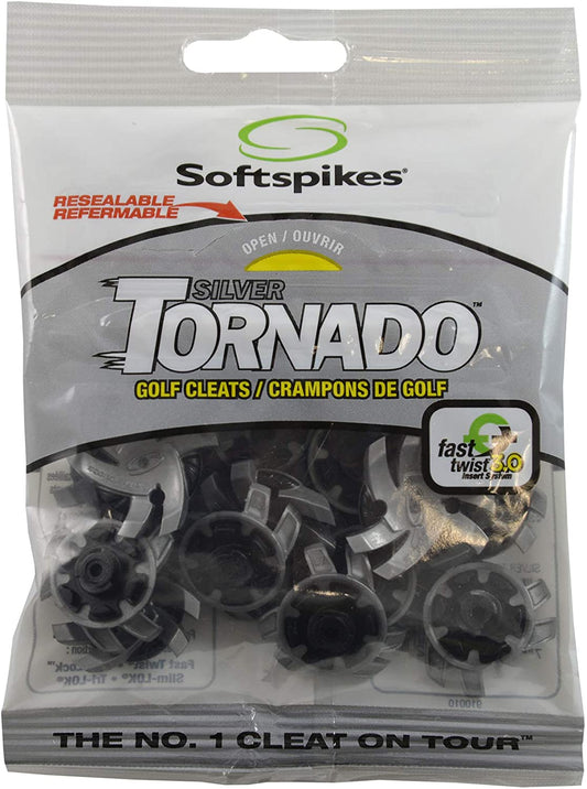 SoftSpikes Silver Tornado Tour Lock Thread 1 Set