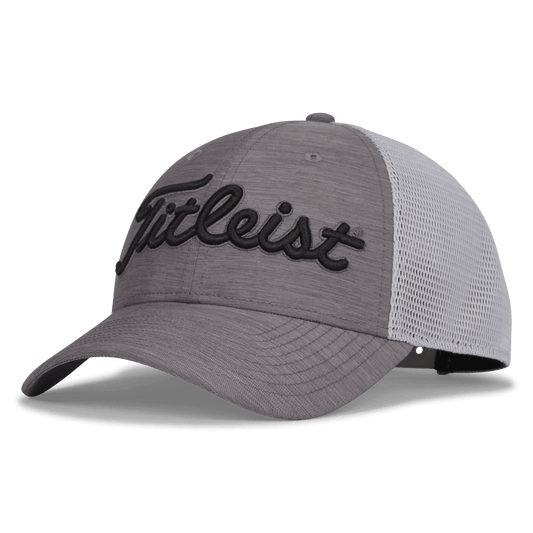 Players Mesh Cap Charcoal/Black