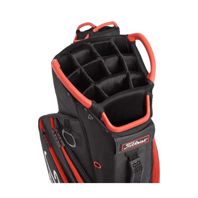 Cart 14 Bag  Black/Black/Red