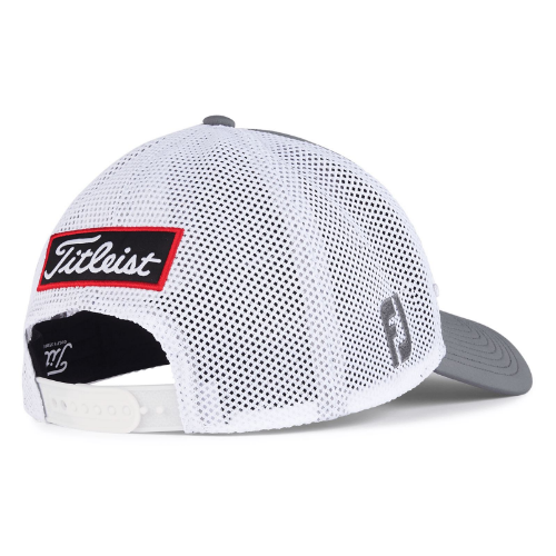 Tour Performance Mesh Cap Charcoal/White